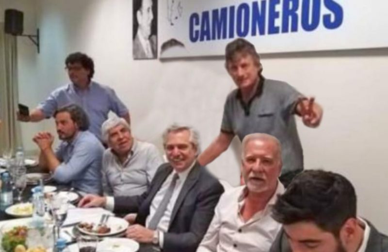 Nuestro secretario general con Alberto Fernández