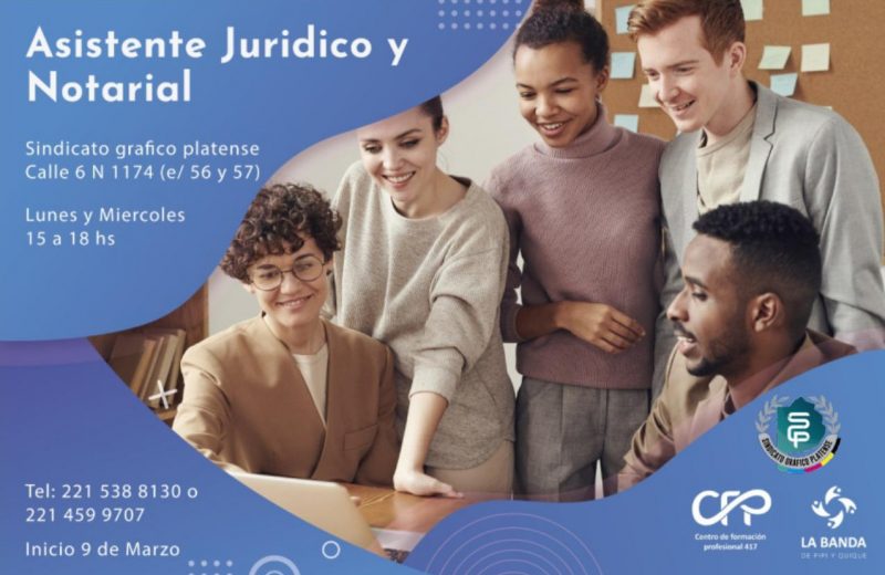 Cursos de formación profesional en el Sindicato Gráfico Platense