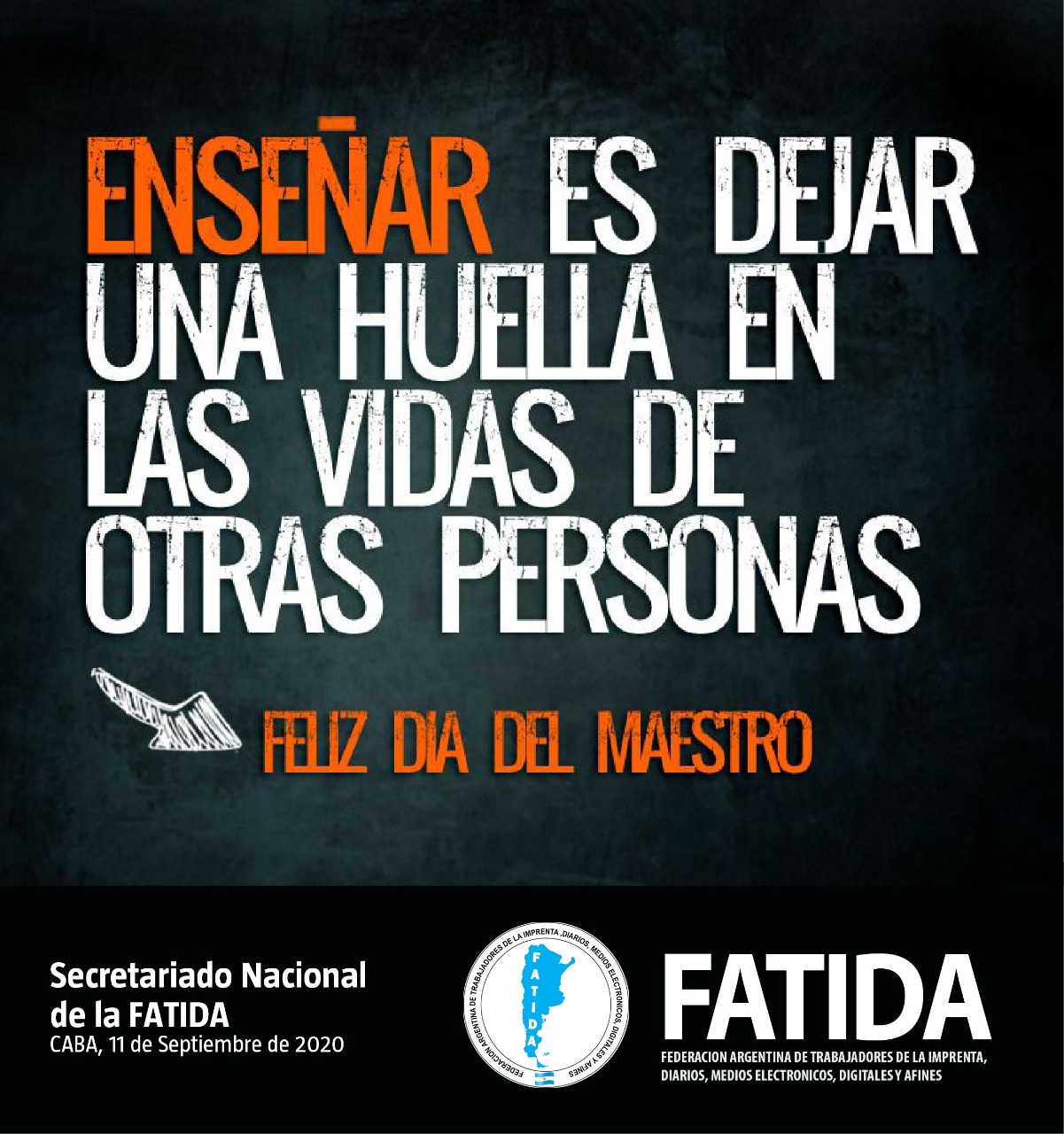 ¡Feliz Día del Maestro!