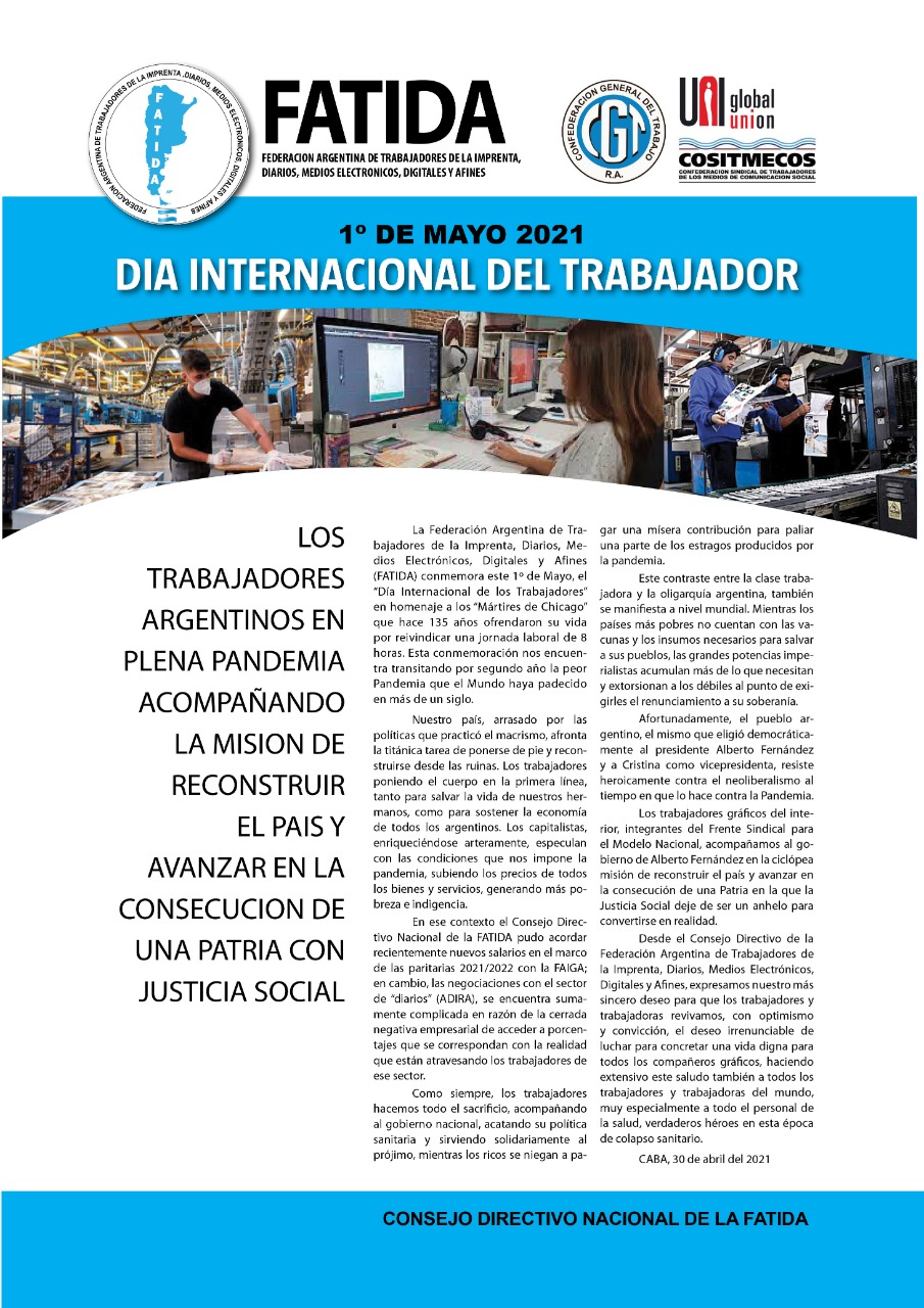 Feliz Día del Trabajador
