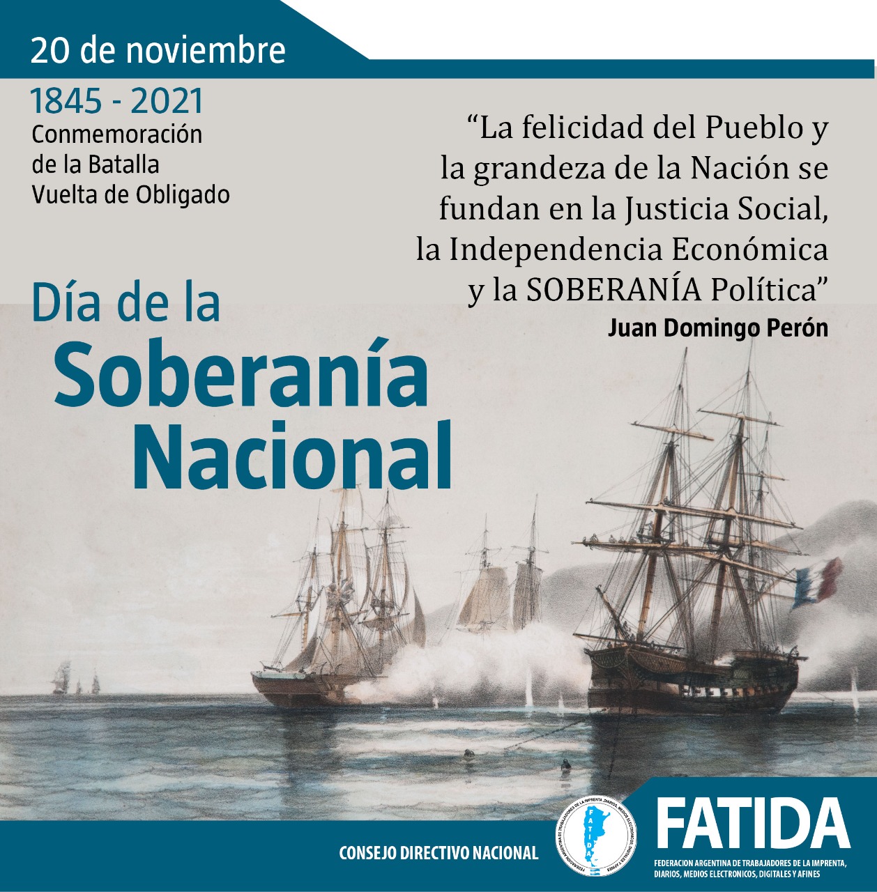 20 de Noviembre: Día de la Soberanía Nacional